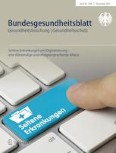 Bundesgesundheitsblatt - Gesundheitsforschung - Gesundheitsschutz 11/2022