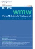 Wiener Medizinische Wochenschrift 13-14/2013