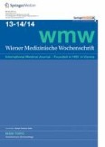 Wiener Medizinische Wochenschrift 13-14/2014