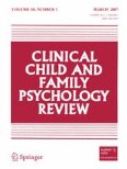 Clinical Child and Family Psychology Review 1/2007