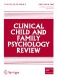 Clinical Child and Family Psychology Review 4/2009