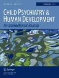 Child Psychiatry & Human Development 1/2014