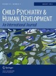 Child Psychiatry & Human Development 4/2016