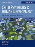 Child Psychiatry & Human Development 1/2019
