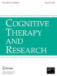 Cognitive Therapy and Research 4/2009