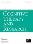 Cognitive Therapy and Research 5/2010