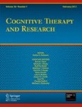 Cognitive Therapy and Research 1/2012
