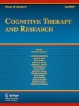 Cognitive Therapy and Research 2/2019