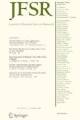 Journal of Financial Services Research 1-2/2022