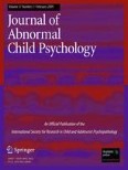 Research on Child and Adolescent Psychopathology 2/2009