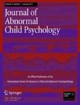 Journal of Abnormal Child Psychology 1/2013