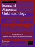 Journal of Abnormal Child Psychology 6/2013