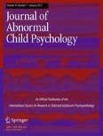 Journal of Abnormal Child Psychology 1/2017