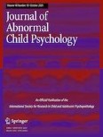Journal of Abnormal Child Psychology 10/2020