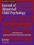 Research on Child and Adolescent Psychopathology 11/2020