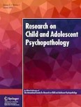 Research on Child and Adolescent Psychopathology 1/2023
