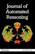 Journal of Automated Reasoning 2/2017