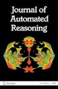 Journal of Automated Reasoning 1/2020