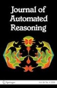 Journal of Automated Reasoning 4/2020