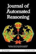 Journal of Automated Reasoning 5/2020