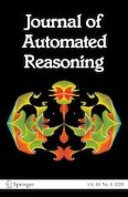 Journal of Automated Reasoning 6/2020