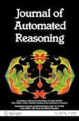 Journal of Automated Reasoning 7/2020