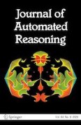 Journal of Automated Reasoning 8/2020