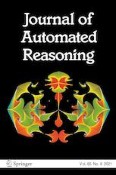 Journal of Automated Reasoning 8/2021