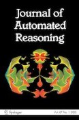 Journal of Automated Reasoning 1/2023