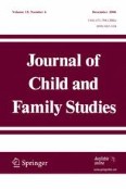 Journal of Child and Family Studies 6/2006