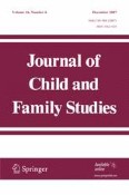 Journal of Child and Family Studies 6/2007