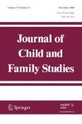 Journal of Child and Family Studies 6/2008