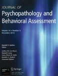 Journal of Psychopathology and Behavioral Assessment 4/2012