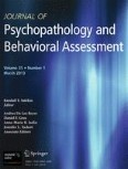 Journal of Psychopathology and Behavioral Assessment 1/2013