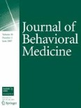 Journal of Behavioral Medicine 3/2007
