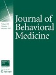 Journal of Behavioral Medicine 5/2007