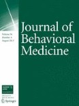 Journal of Behavioral Medicine 4/2013