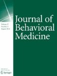 Journal of Behavioral Medicine 4/2014