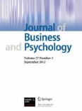 Journal of Business and Psychology 3/2012