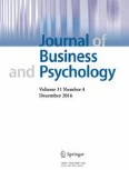 Journal of Business and Psychology 4/2016