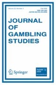 Journal of Gambling Studies 3/2006