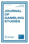 Journal of Gambling Studies 1/2007