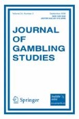 Journal of Gambling Studies 3/2008