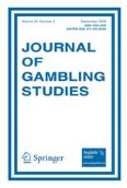 Journal of Gambling Studies 3/2009