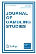Journal of Gambling Studies 1/2011