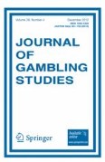 Journal of Gambling Studies 4/2012