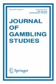Journal of Gambling Studies 4/2013