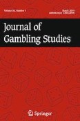 Journal of Gambling Studies 1/2019