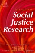 Social Justice Research 1/2003