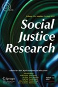 Social Justice Research 2/2011